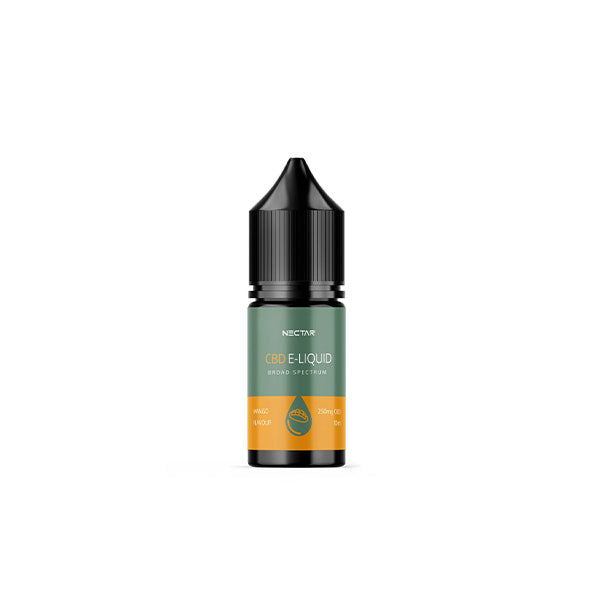 Nectar Mango 2.5% 250mg Broad Spectrum CBD Vape Oil - 10ml Nectar Mango 2.5% 250mg Broad Spectrum CBD Vape Oil - 10ml