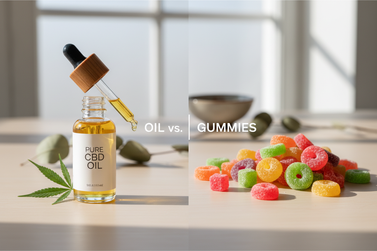 CBD Oil vs CBD Gummies: Which is Better for You?
