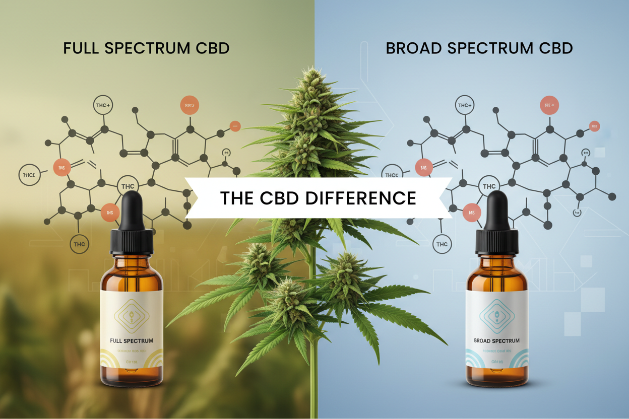 Full Spectrum vs Broad Spectrum CBD: What's the Difference?