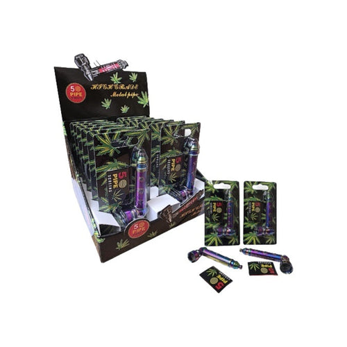 12 x Pipe Metal Pipe HX255LXC Rainbow PK 12 Display – GS2056