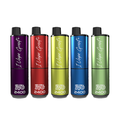 20mg IVG 2400 4 in 1 Pod Rechargeable Vape Kit 2400 Puffs