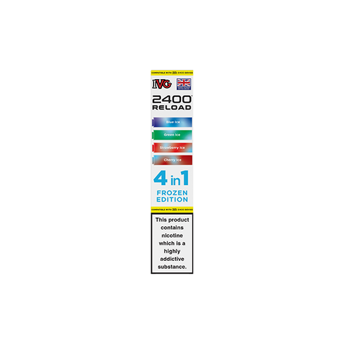 20mg IVG 2400 Reload Multi Edition Prefilled Pods 2ml 2400 Puffs - 4 Pcs