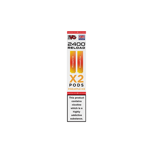 20mg IVG 2400 Reload Prefilled Pods 2ml 2400 Puffs - 2 Pcs
