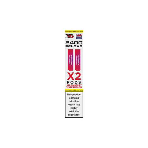 20mg IVG 2400 Reload Prefilled Pods 2ml 2400 Puffs - 2 Pcs