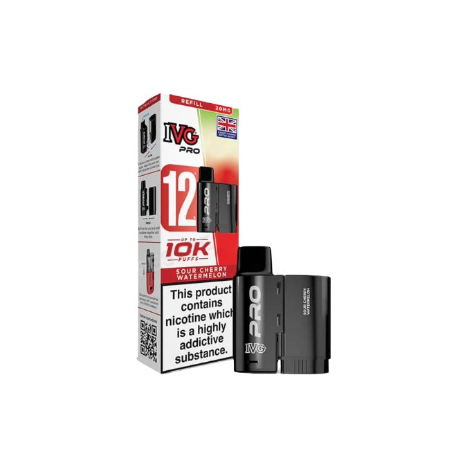 20mg I VG Pro 12 Refill Pod Pack 10000 Puffs