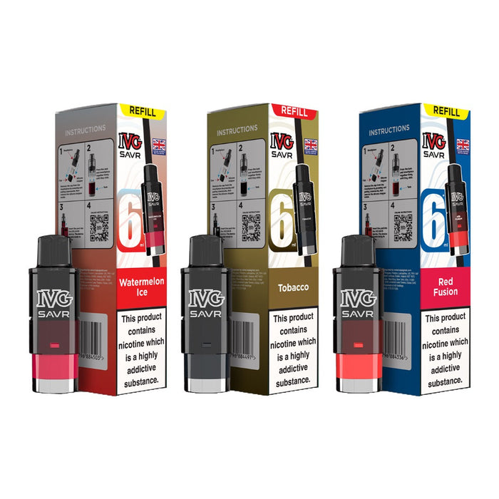 20mg I VG SAVR Refill Pod Pack 3000 Puffs