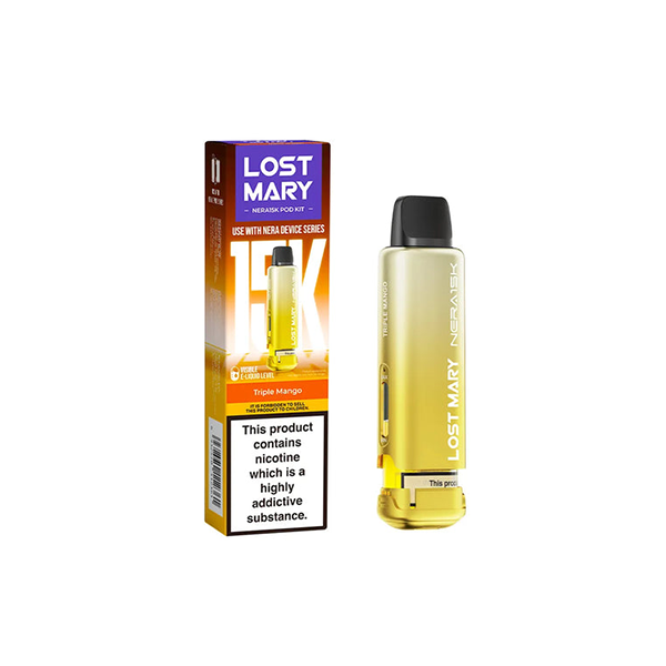 20mg Lost Mary Nera 15k Prefilled Pod 15000 Puffs