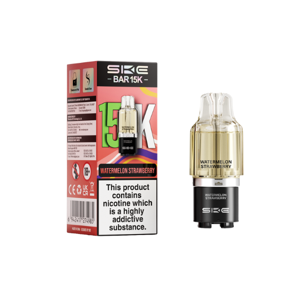 20mg SKE Bar 15K Prefilled Pod 15000 Puffs - 1Pc