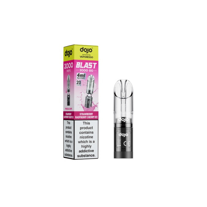 20mg Vaporesso Dojo Blast 2000 Go Prefilled Pod