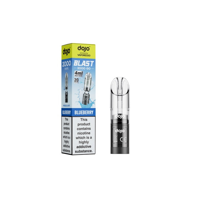 20mg Vaporesso Dojo Blast 2000 Go Prefilled Pod