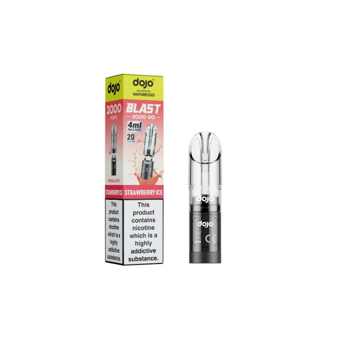 20mg Vaporesso Dojo Blast 2000 Go Prefilled Pod