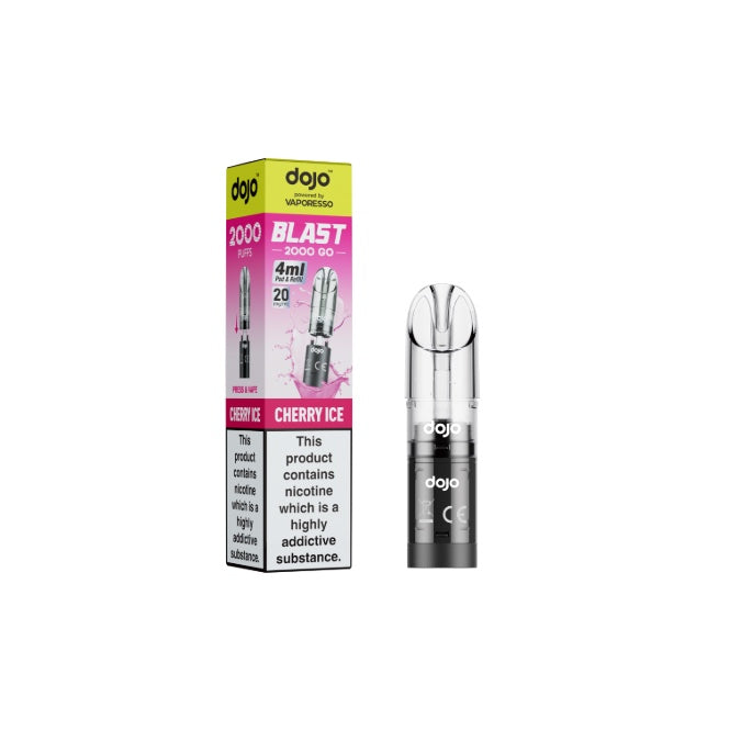 20mg Vaporesso Dojo Blast 2000 Go Prefilled Pod