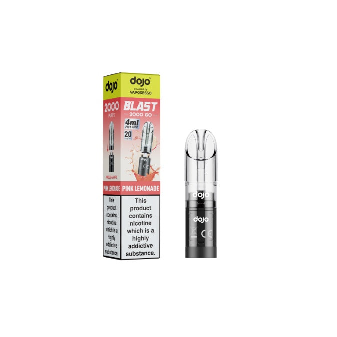 20mg Vaporesso Dojo Blast 2000 Go Prefilled Pod