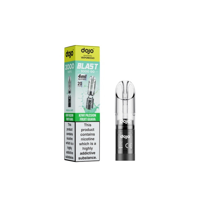20mg Vaporesso Dojo Blast 2000 Go Prefilled Pod
