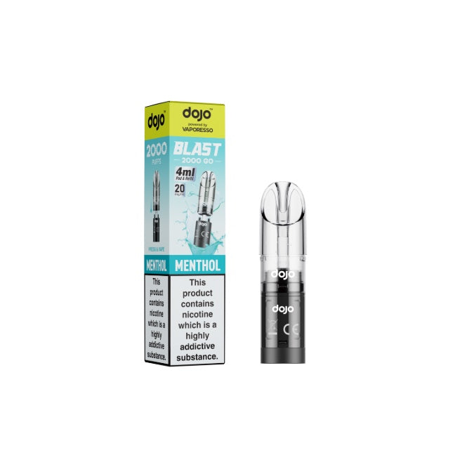 20mg Vaporesso Dojo Blast 2000 Go Prefilled Pod