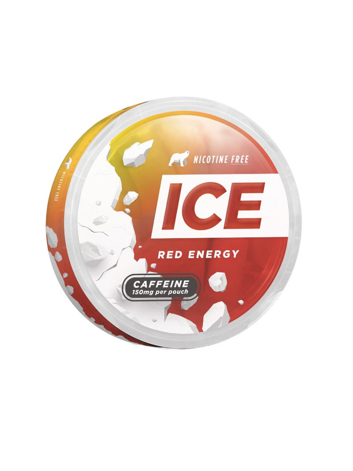 150mg Ice Range Red Energy Caffeine Pouches - 20 Pouches