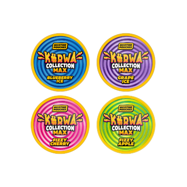 43mg Kurwa Collection Max Nicotine Pouches - 20 Pouches