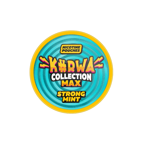 43mg Kurwa Collection Max Nicotine Pouches - 20 Pouches