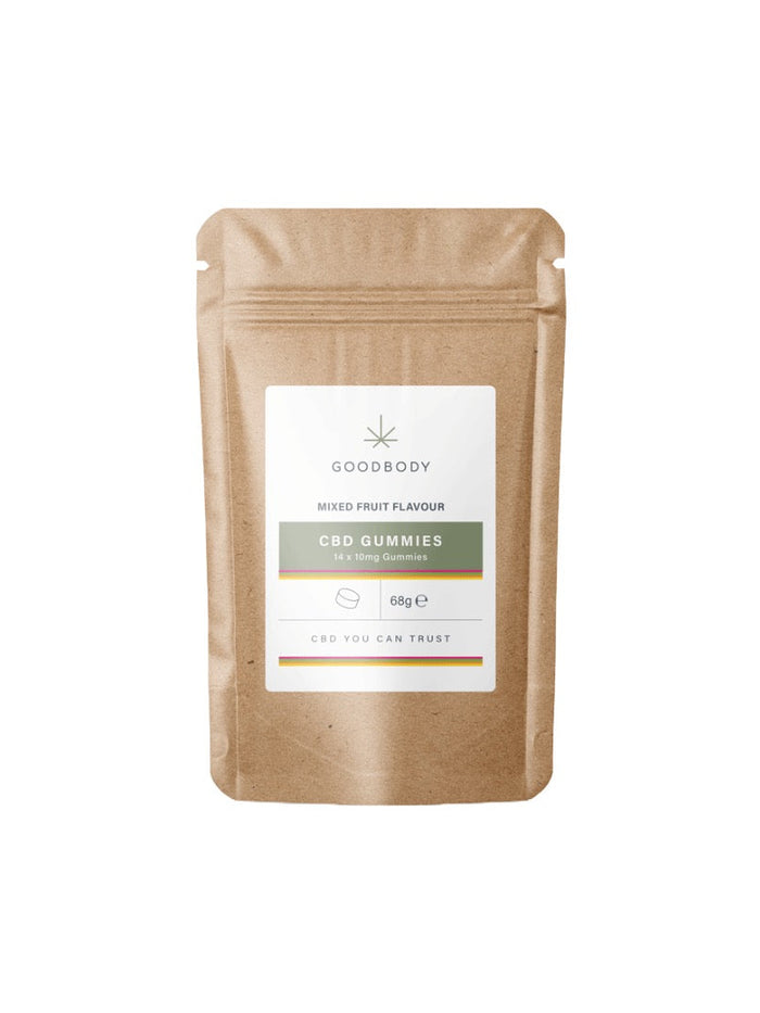 140mg Goodbody Botanicals CBD Gummies (14x10mg)