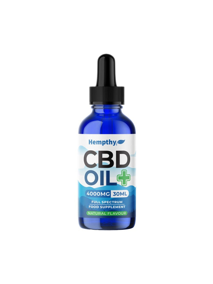 Hempthy 4000mg CBD Oil Full Spectrum Natural - 30ml