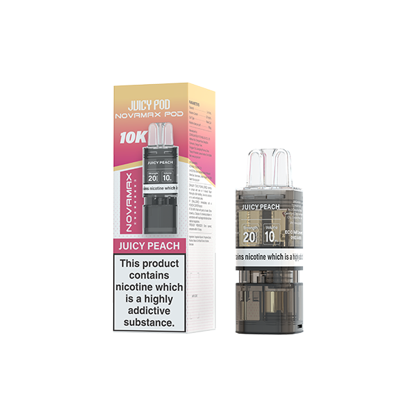 20mg Juicy Pod Novamax Prefilled Pods 10000 Puffs - 1 Pcs