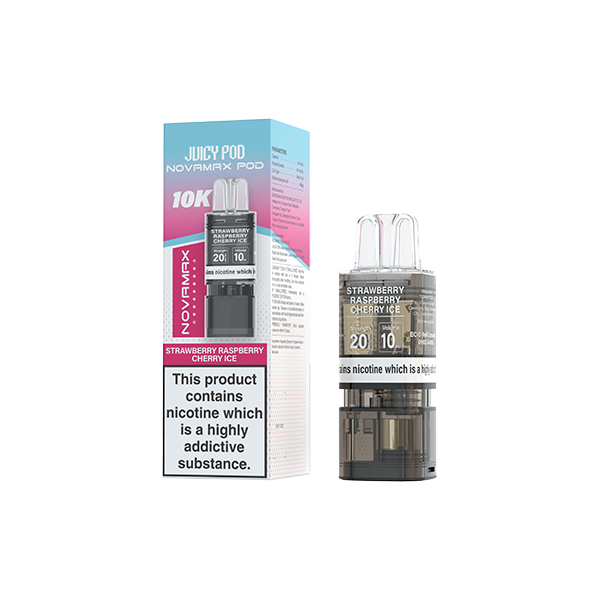20mg Juicy Pod Novamax Prefilled Pods 10000 Puffs - 1 Pcs