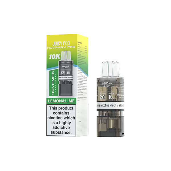 20mg Juicy Pod Novamax Prefilled Pods 10000 Puffs - 1 Pcs