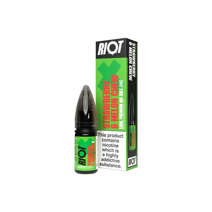 5mg RIOT X 10ml Nic Salts by Riot Squad (50VG/50PG)