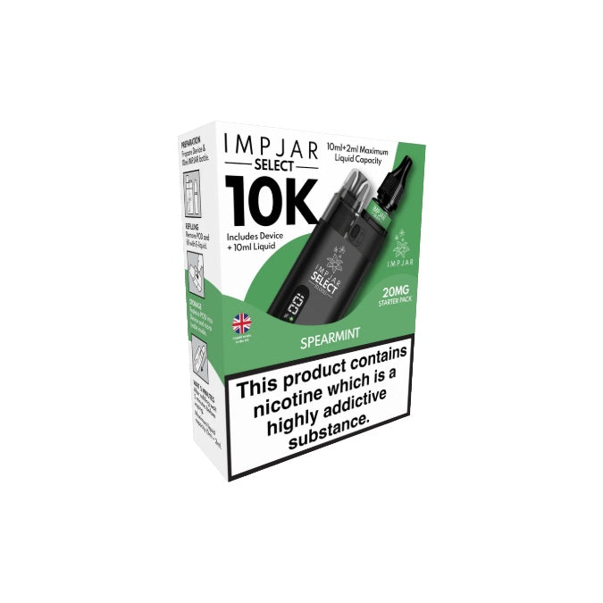 20mg Imp Jar Select 10ml Starter Vape Kit