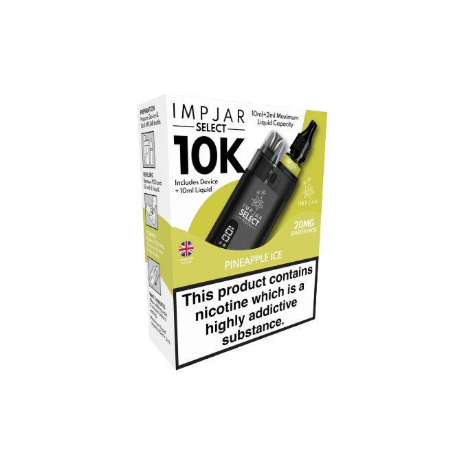 20mg Imp Jar Select 10ml Starter Vape Kit