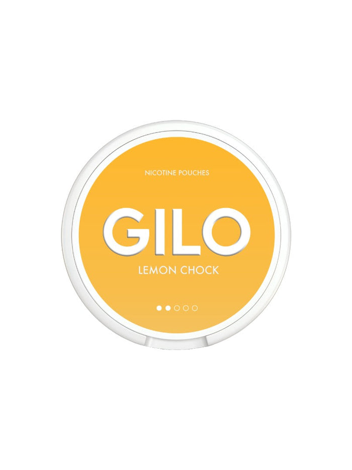 8mg GILO Nicotine Pouch Lemon Chock - 20 Pouches
