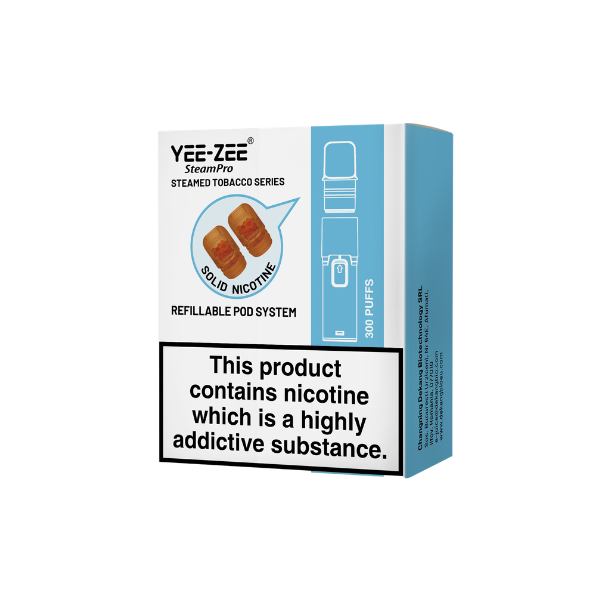 20mg Yee-Zee SteamPro Refillable Pod 300 Puffs + PG/VG Base