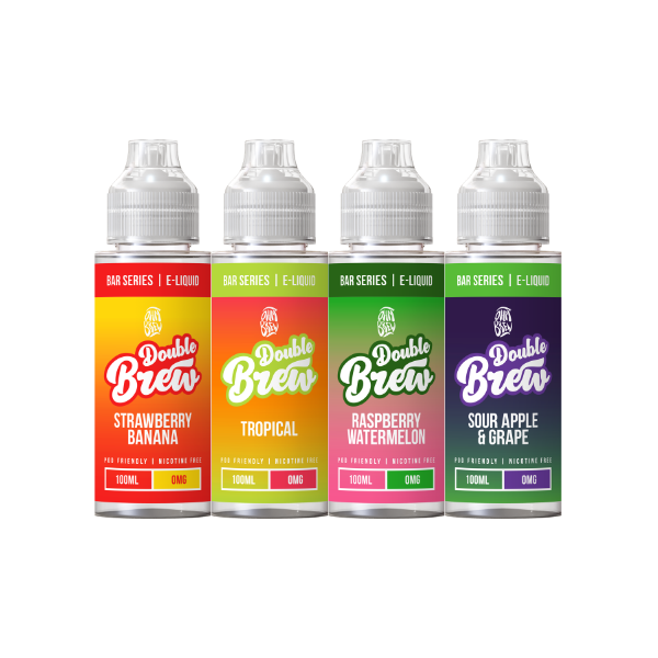 0mg Ohm Brew Bar Series Double Brew 100ml Shortfill (60PG/40VG)