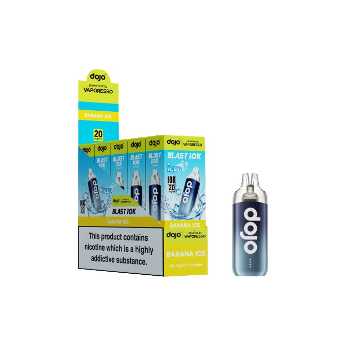 10 x 20mg Vaporesso Dojo Blast 10K Prefilled Pod 10000 Puffs (Buy 10 Pods Get 2 Kits Free)
