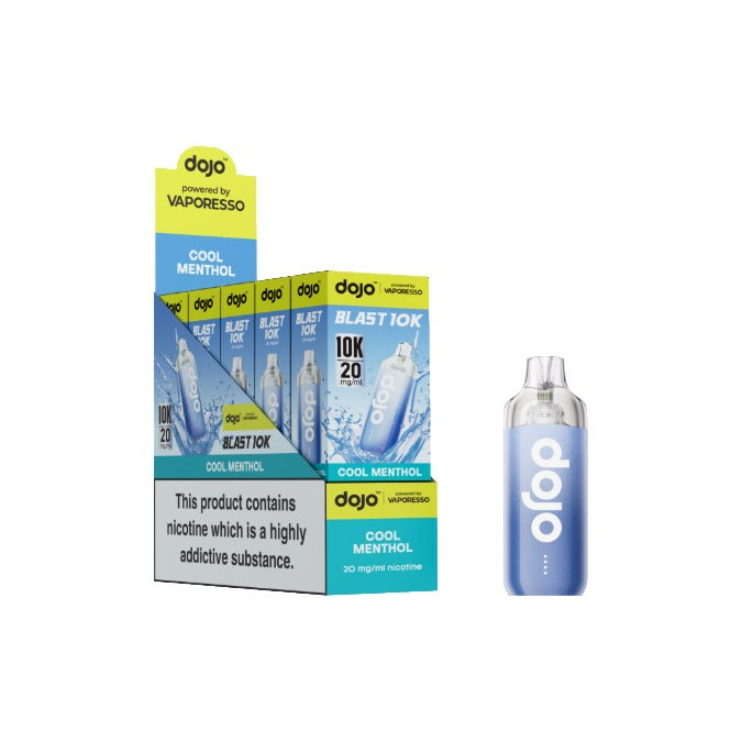 10 x 20mg Vaporesso Dojo Blast 10K Prefilled Pod 10000 Puffs (Buy 10 Pods Get 2 Kits Free)