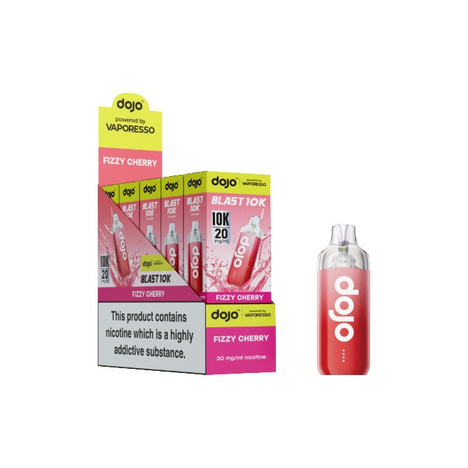 10 x 20mg Vaporesso Dojo Blast 10K Prefilled Pod 10000 Puffs (Buy 10 Pods Get 2 Kits Free)