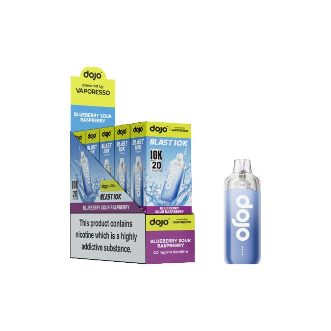 10 x 20mg Vaporesso Dojo Blast 10K Prefilled Pod 10000 Puffs (Buy 10 Pods Get 2 Kits Free)