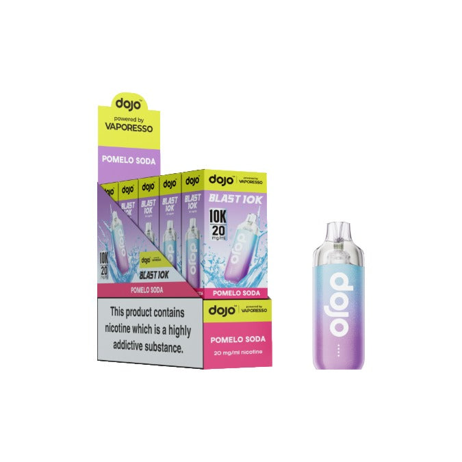 10 x 20mg Vaporesso Dojo Blast 10K Prefilled Pod 10000 Puffs (Buy 10 Pods Get 2 Kits Free)