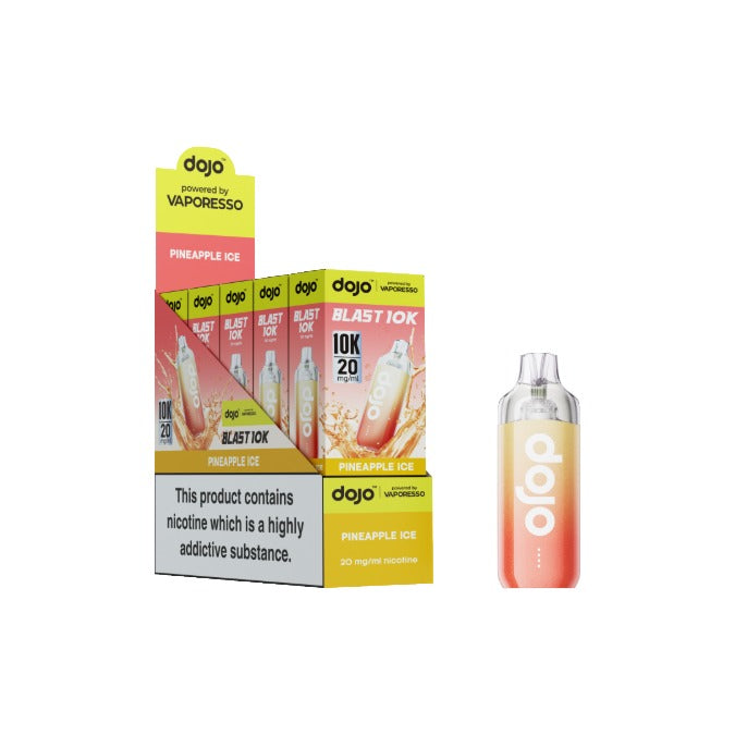 10 x 20mg Vaporesso Dojo Blast 10K Prefilled Pod 10000 Puffs (Buy 10 Pods Get 2 Kits Free)