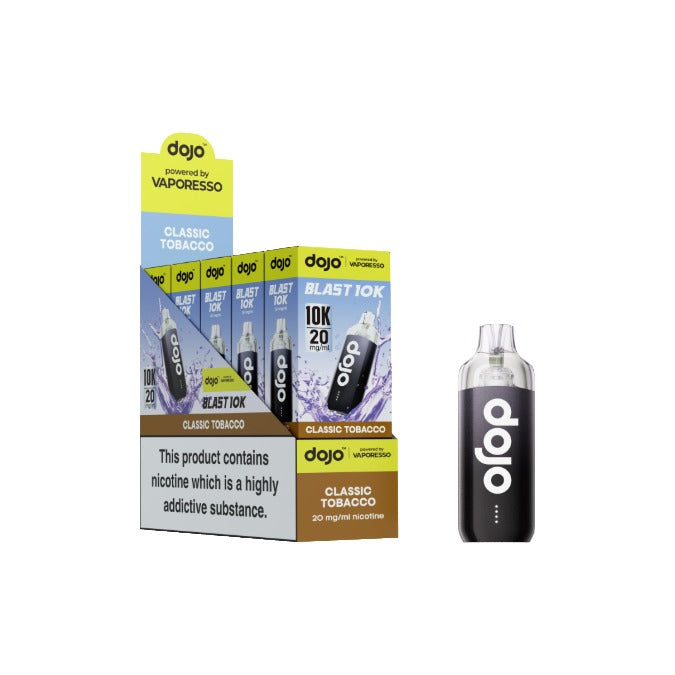 10 x 20mg Vaporesso Dojo Blast 10K Prefilled Pod 10000 Puffs (Buy 10 Pods Get 2 Kits Free)