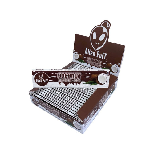 Alien Puff Coconut Flavour King Size Papers - 25 Booklets (HPF2812)