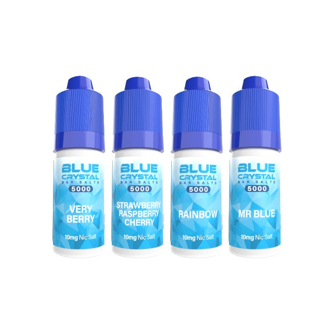 10mg Blue Crystal 5000 10ml Bar Nic Salt (50VG/50PG)