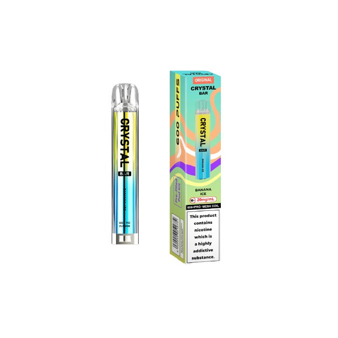 20mg Crystal Bar Original 600 Prefilled Pod Vape Kit