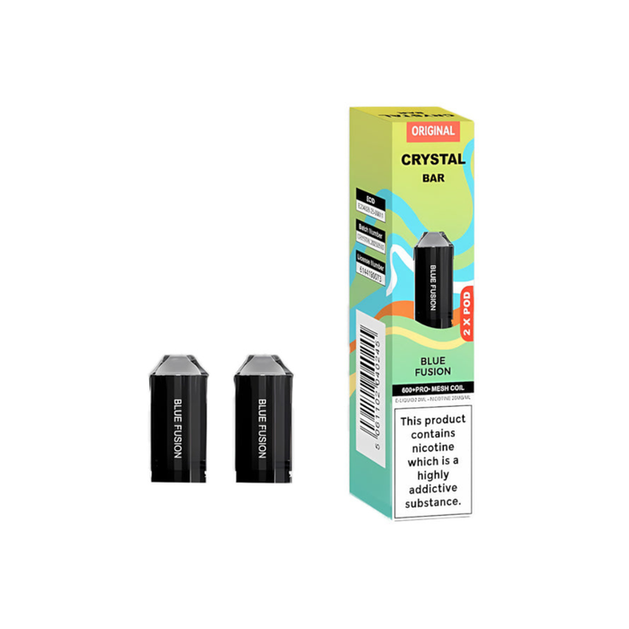 Crystal Bar 600 Prefilled Pod 600 Puffs - 2 Pcs
