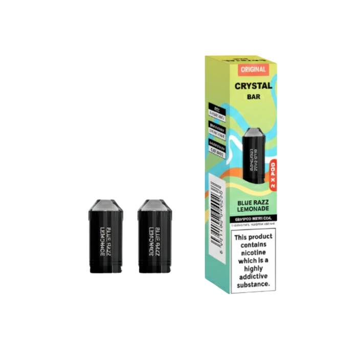 Crystal Bar 600 Prefilled Pod 600 Puffs - 2 Pcs