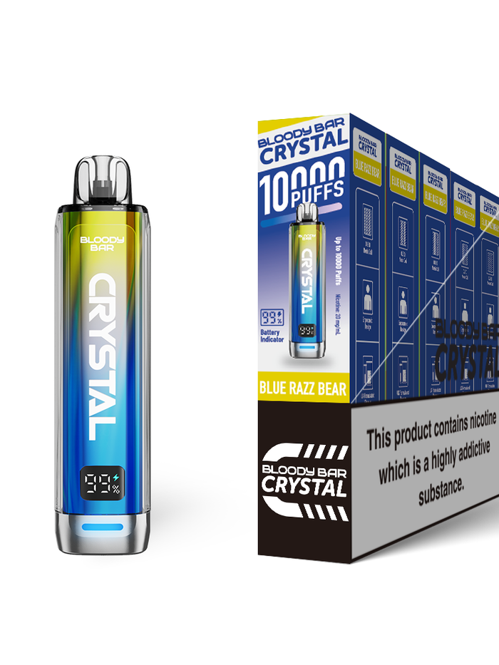 20mg Bloody Bar Crystal 10K Prefilled Pod Vape Kit 10000 Puffs