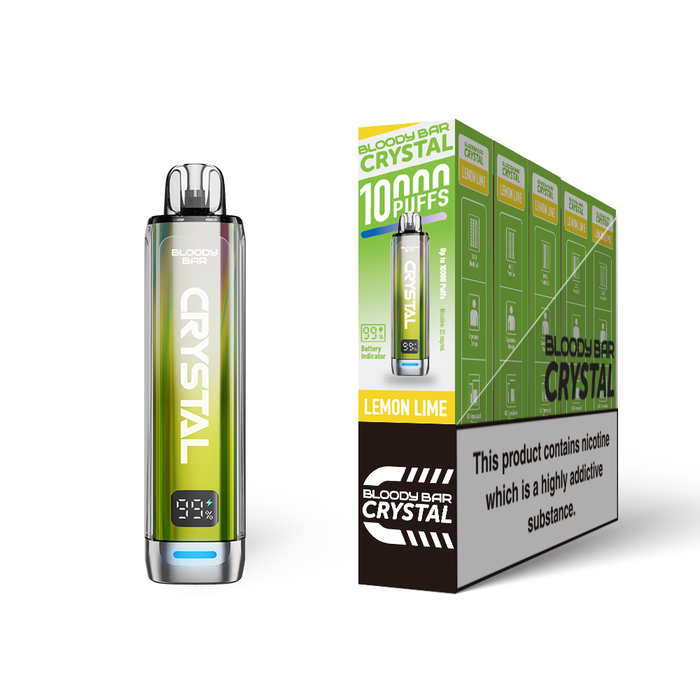 20mg Bloody Bar Crystal 10K Prefilled Pod Vape Kit 10000 Puffs
