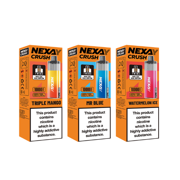 20mg Nexay Crush 10K Prefilled Pod Vape Kit 10000 Puffs