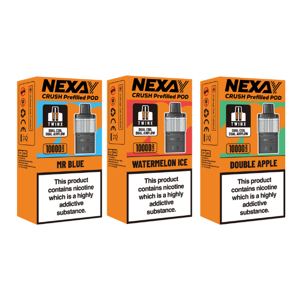 20mg Nexay Crush 10K Prefilled Pod 10000 Puffs - 1 Pc