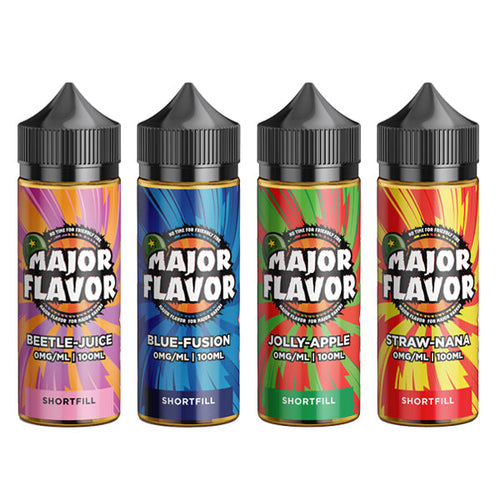 Major Flavor 100ml Shortfill 0mg (70VG/30PG)